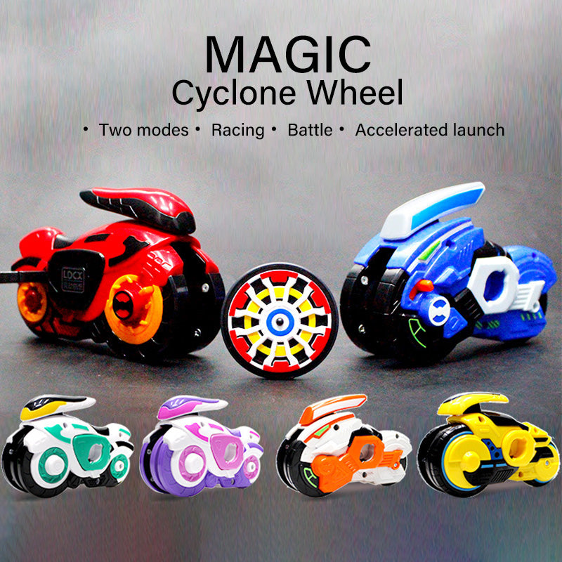 New Motorcycle Wheel Kids Battle Toys