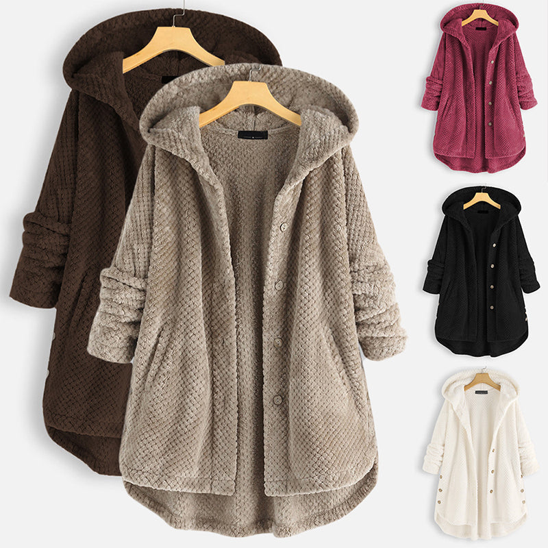 Hooded Fleece Coat