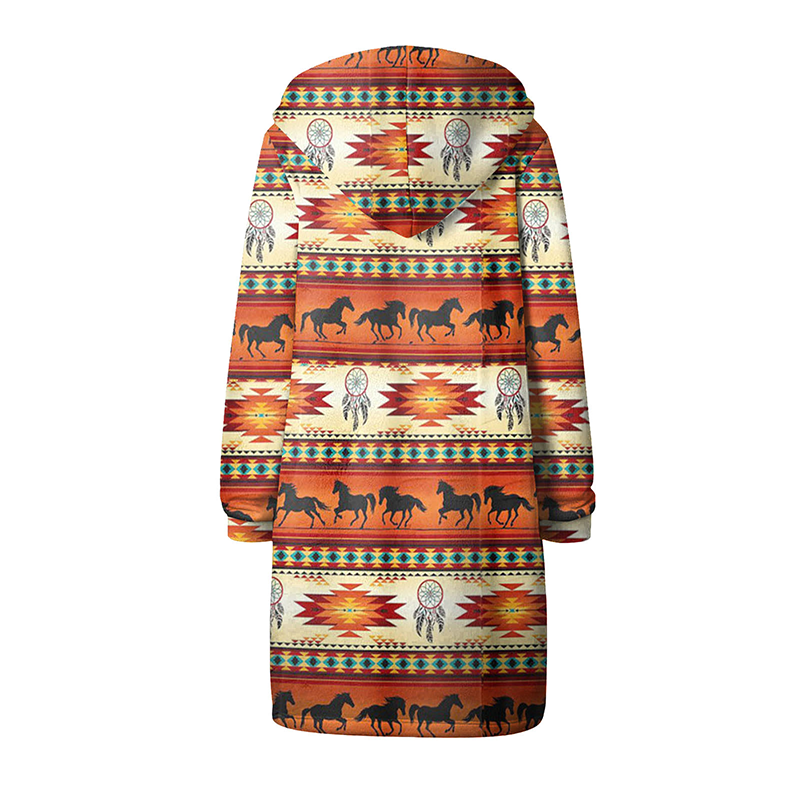 Printed Hooded Jacket