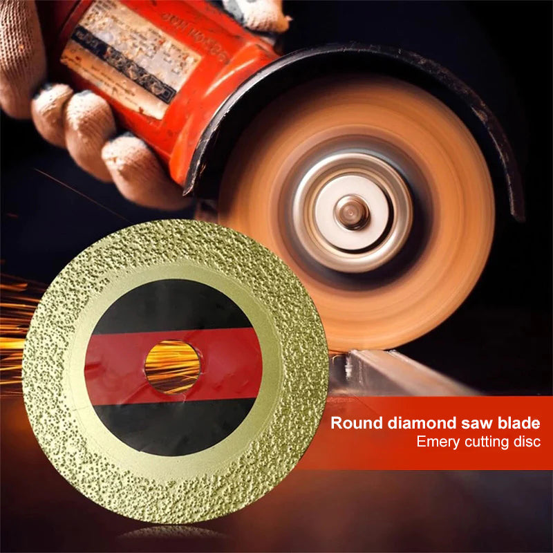 Round diamond saw blade