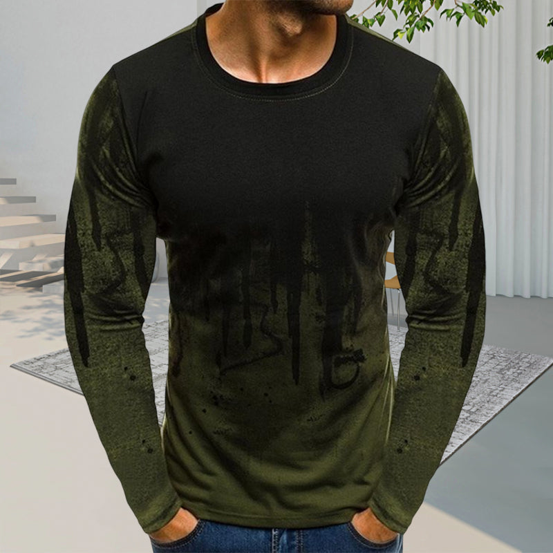 Sports Camouflage Long Sleeve T-Shirt