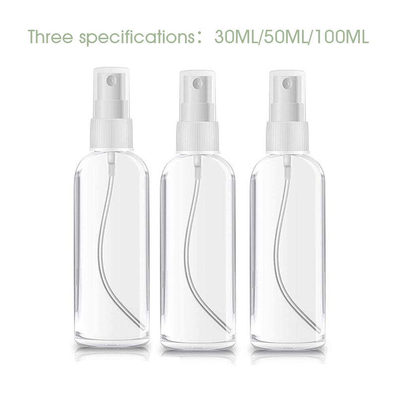 Portable Bottles Empty Clear Plastic Fine Mist Spray Bottles (3 PCs)