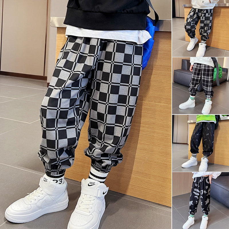 Children's Checkerboard Sweatpants