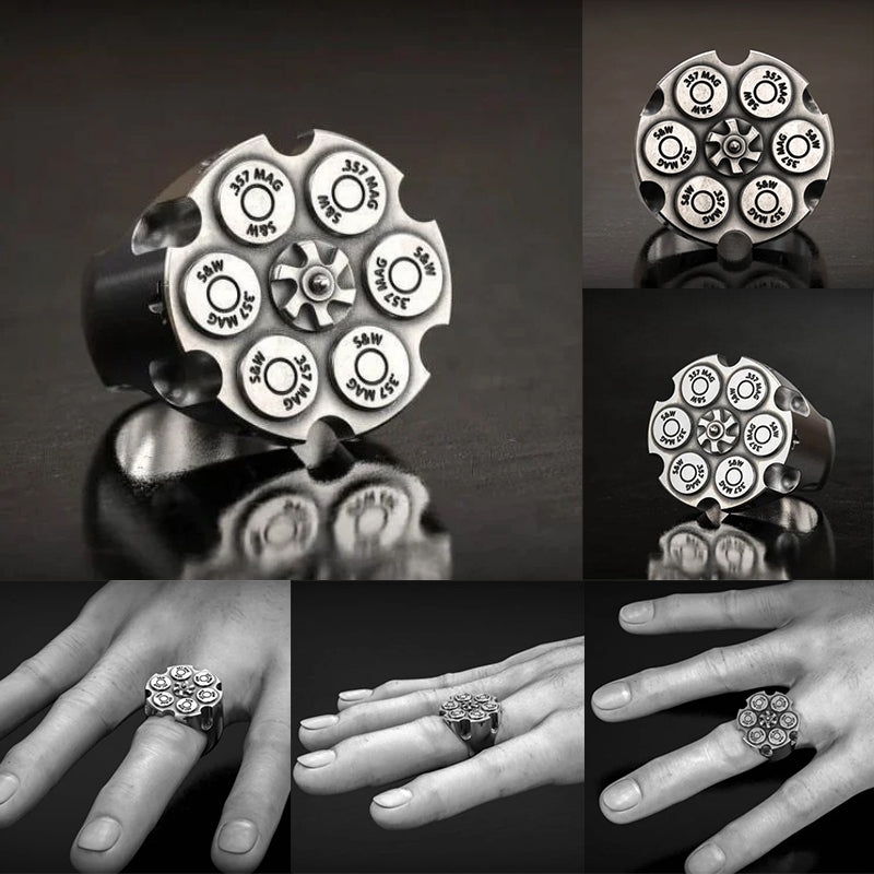 Silver Motorcycle Ring