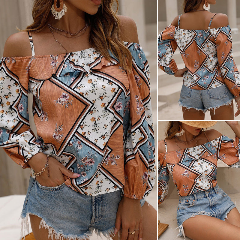 Casual Boho Print Shirt