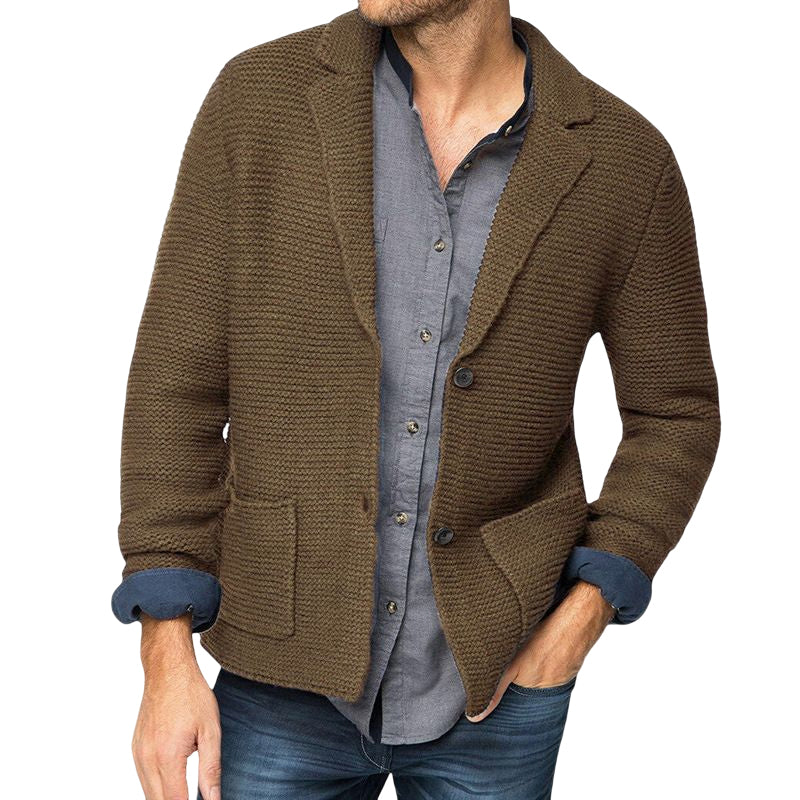 Lapel Knit Jacket