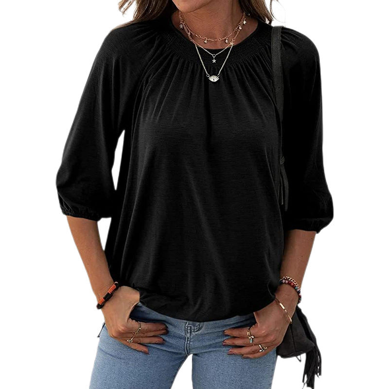 Pullover Crewneck Loose T-Shirt