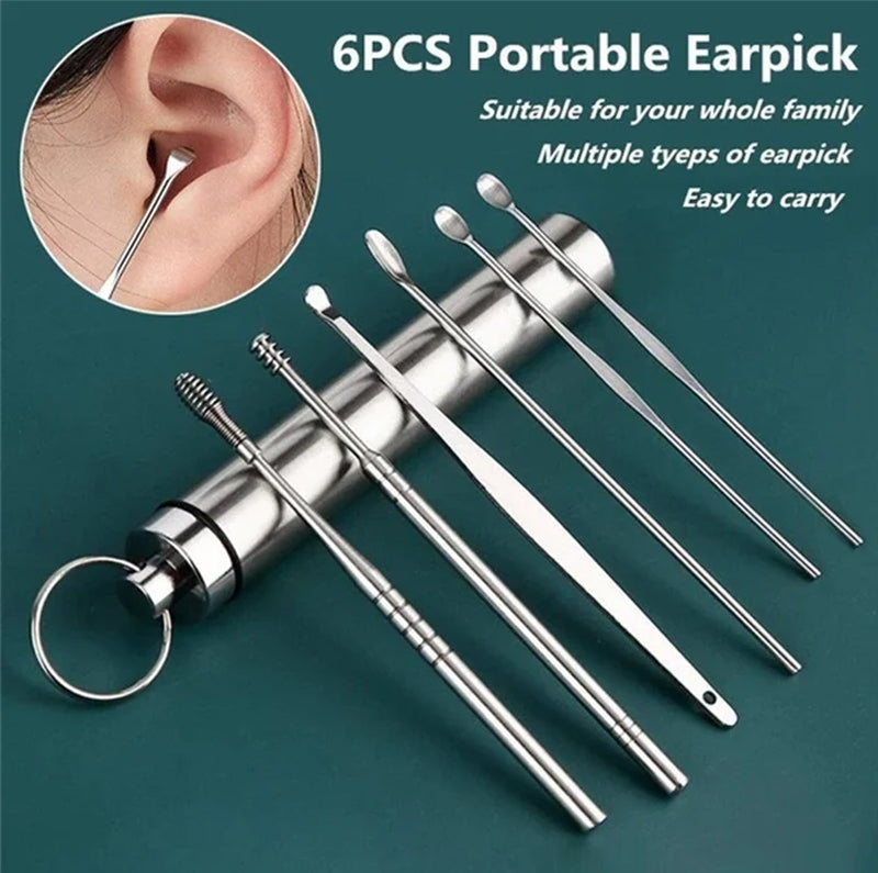 Stainless Steel Ear Picking Tool Set