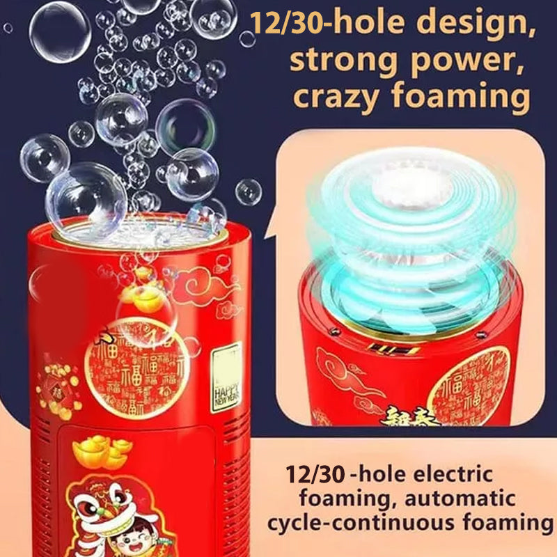 PORTABLE FIREWORK BUBBLE MACHINE