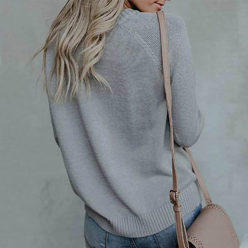 Women's Plus Size Love Sweater Pullover