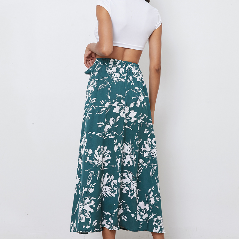 Floral Chiffon Skirt