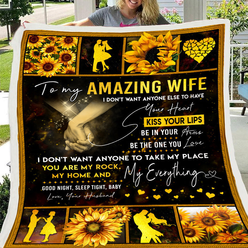 You Are My Sunshine- Sunflower Warm Gift Blanket