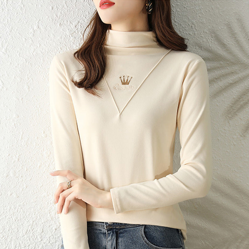 Women's Casual Long Sleeve Turtleneck Tops