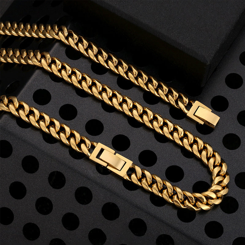 Titanium Steel Cuban Necklace