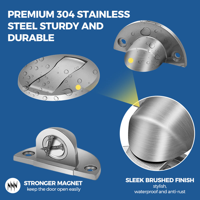 Stainless Steel Invisible Magnetic Doorstop