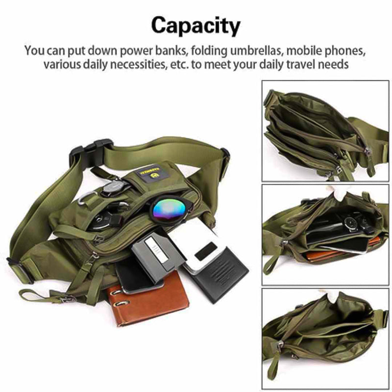 Theft Money Pocket Phone Chest Bag