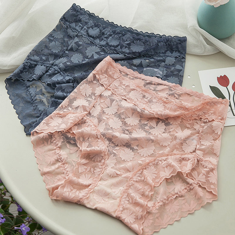 Women's High Waist Lace Panties