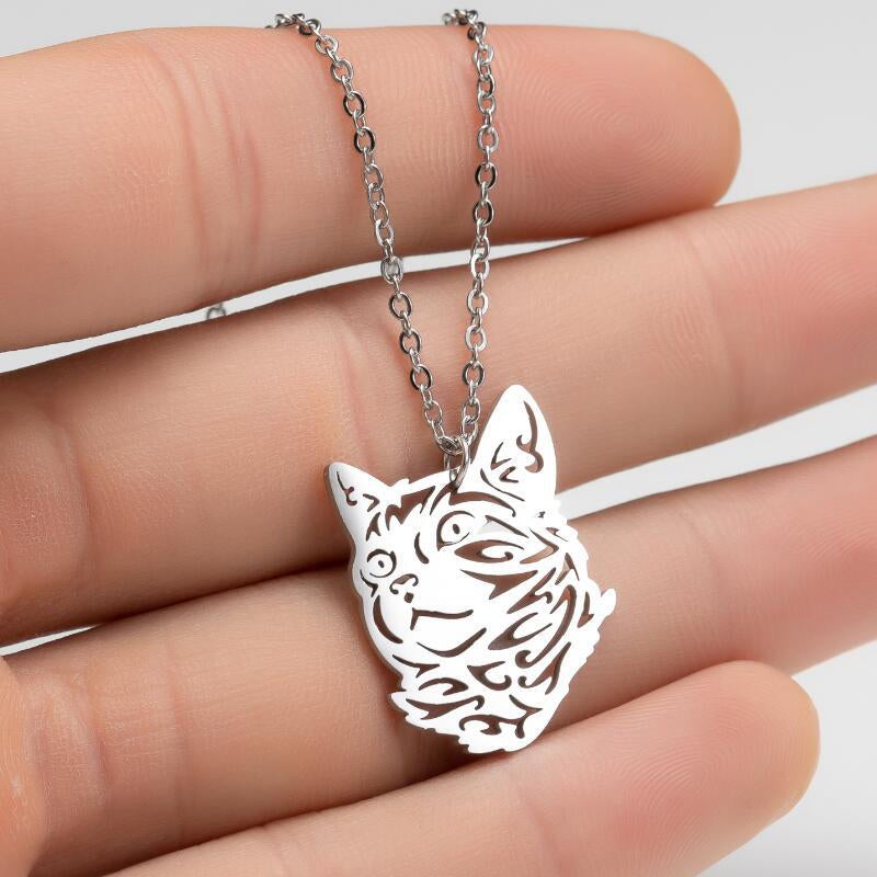 Cat Face Necklace