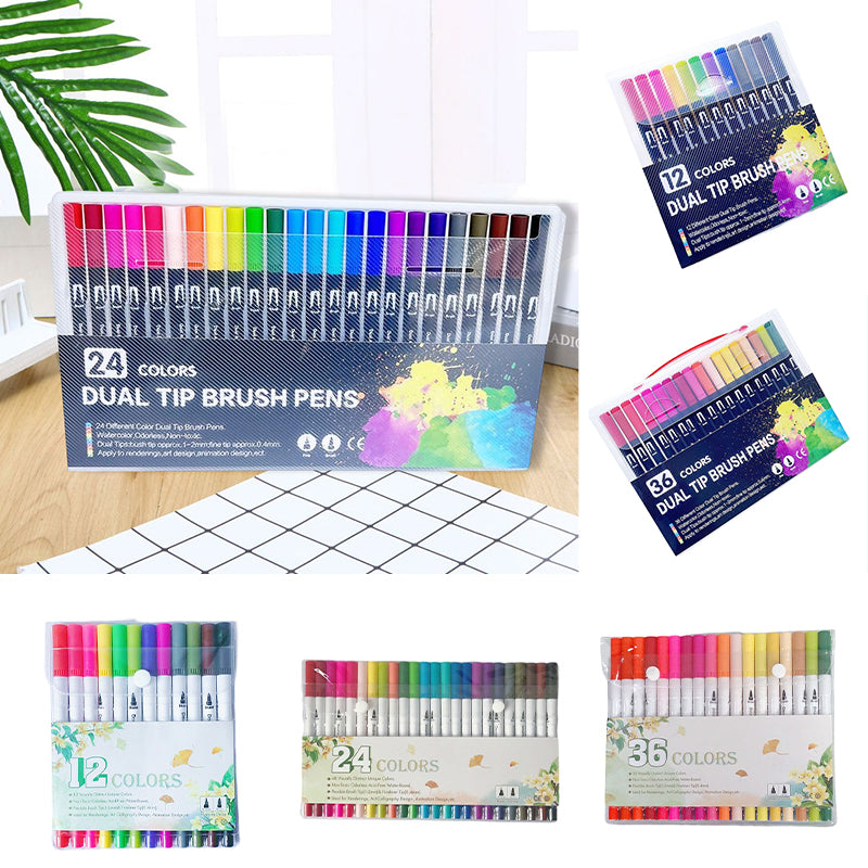 Double-sided watercolor pencil set