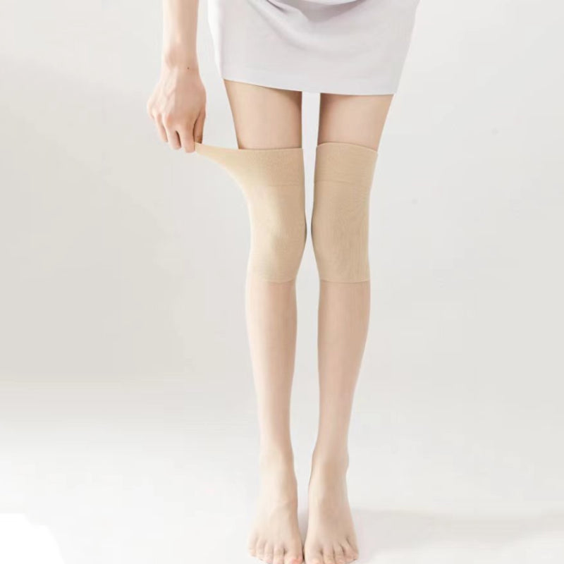Anti-hook Silk Ultra-thin Stockings With Knee Pads