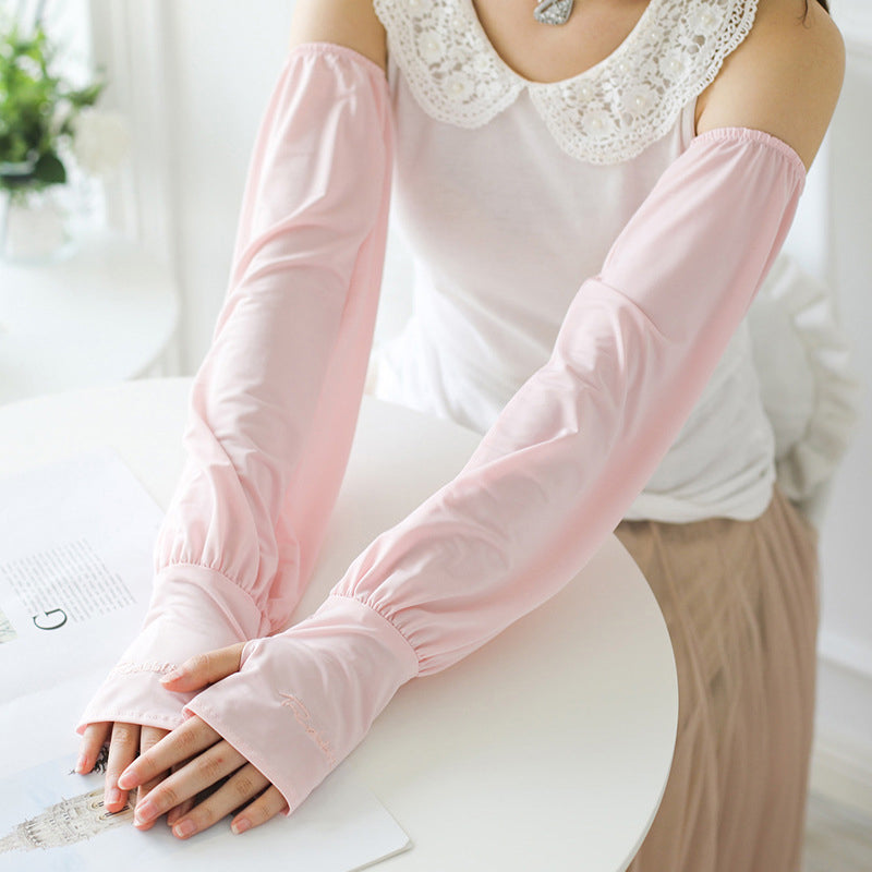 Thin Loose Ice Silk Sleeves