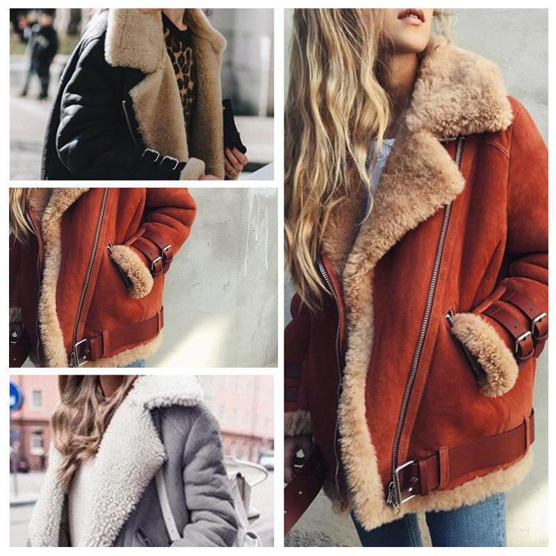 The Warm Casual Faux Fur Fleece Coat