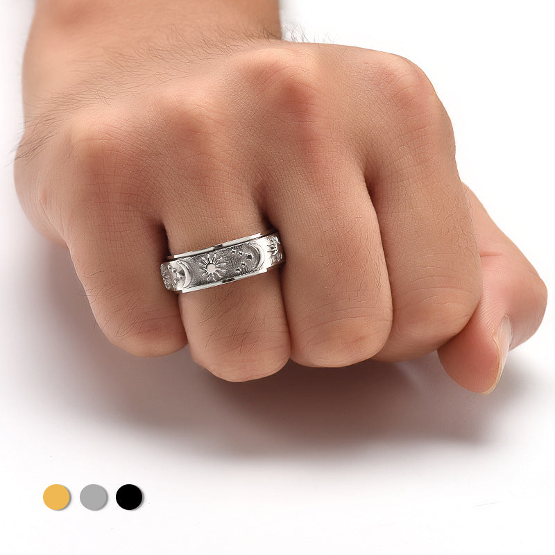 Sterling Silver Rings for Anxiety