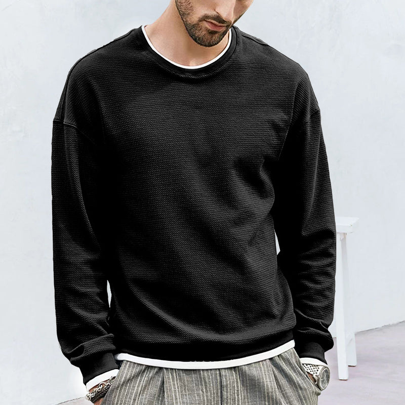 Men's Solid Color Sweatshirt