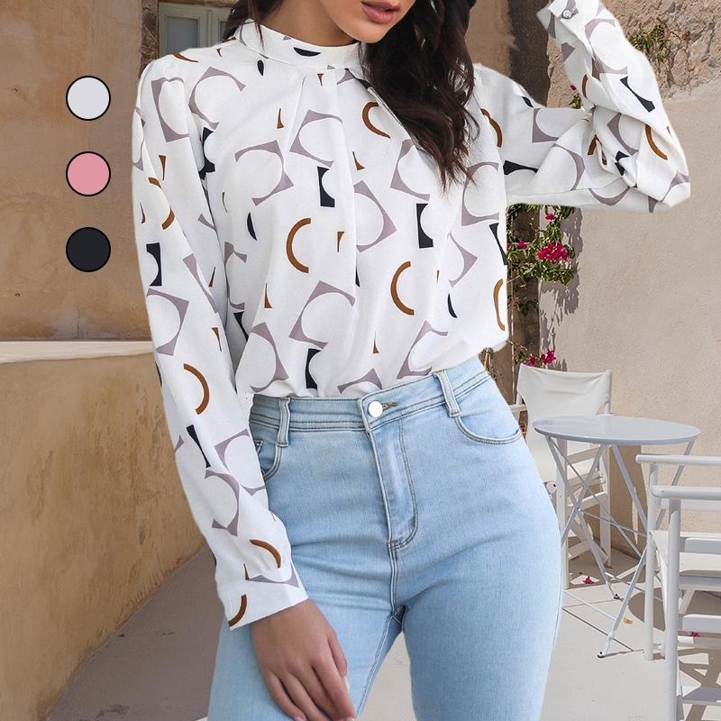 Long Sleeve Printed Shirt