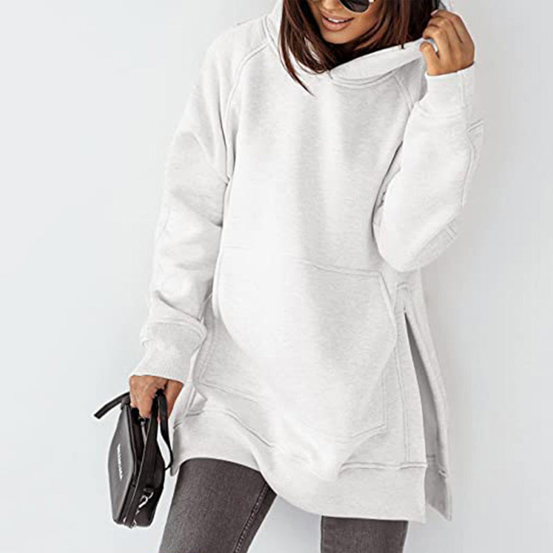 Long Sleeve Hooded Fleece Sweatshirt