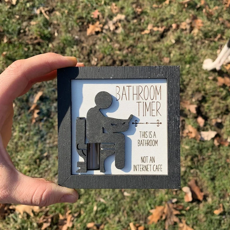 Fun gift for bathroom timers