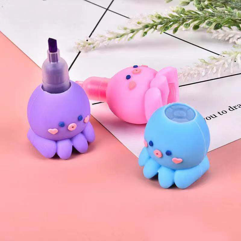 Colorful Octopus Shaped Highlighter