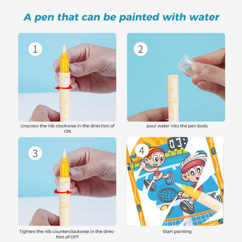 Water Reveal Activity Book