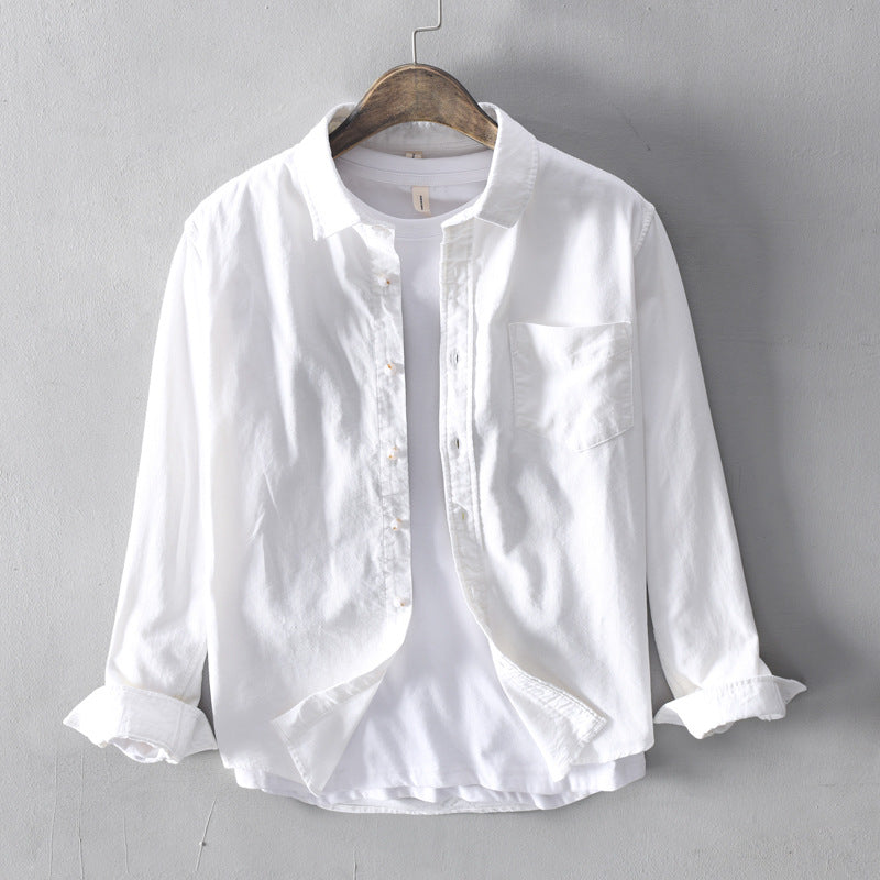 Men's Casual Solid Button Up Shirts