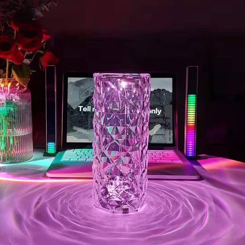 Prism Rose Touch Lamp