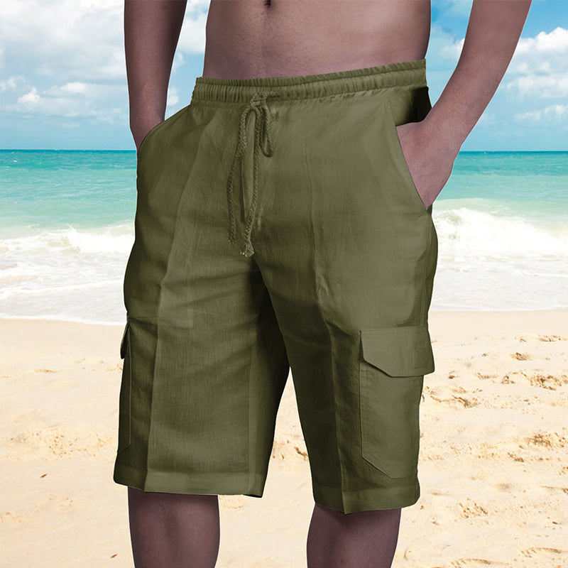 Men's Casual Linen Shorts