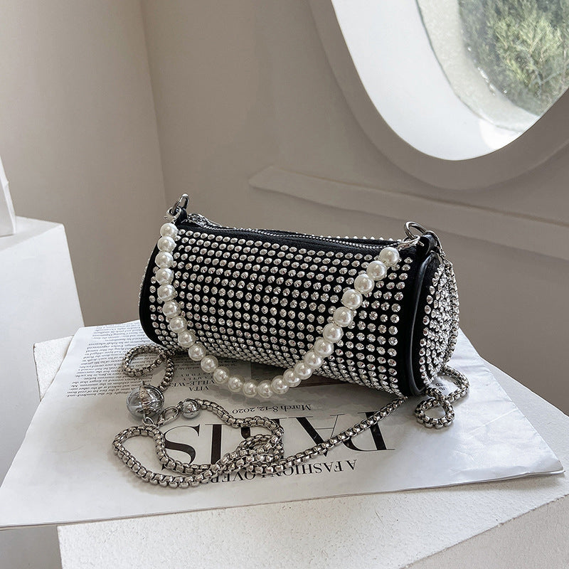 Shiny Little Cylinder Bag