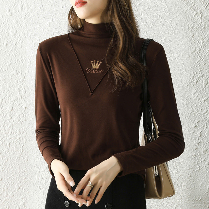 Women's Casual Long Sleeve Turtleneck Tops