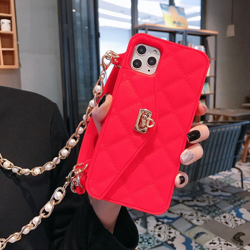 Crossbody Coin Purse Phone Silicone Case