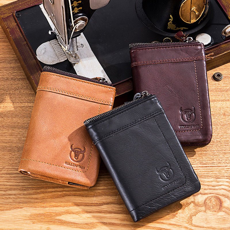 RFID Blocking Multi-slot Wallet With Coin Pocket