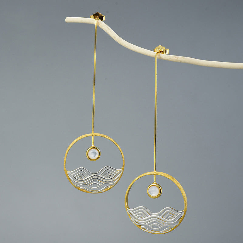 Women Elegant Moonlight Earrings