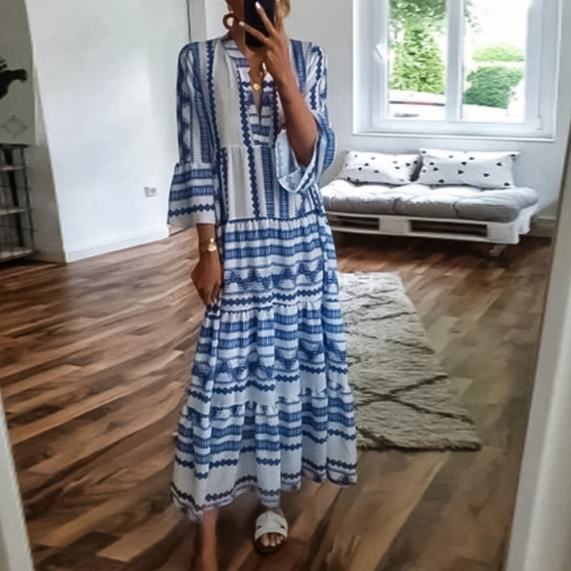 Geometric Boho Dress