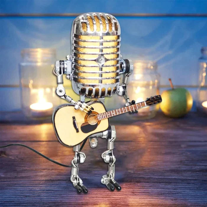 Retro Microphone Robot USB