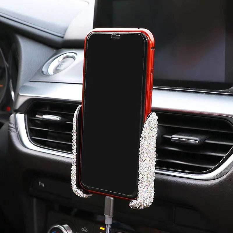 Crystal Car Phone Holder