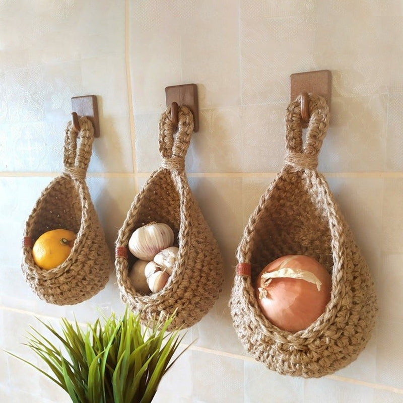 Wall Mounted Vegetable Fruit Basket