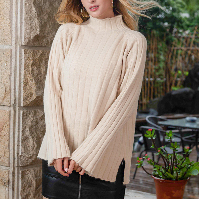 Half Turtleneck Knit Sweater