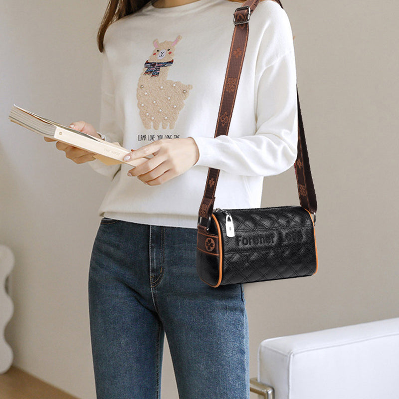 Lingge Cowhide Pillow Bag