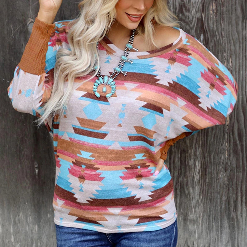 Printed Crewneck Casual T-Shirt