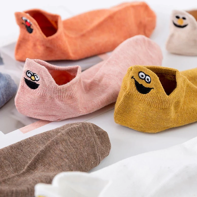 Sesame Street Embroidered Crew Socks(10 pairs)