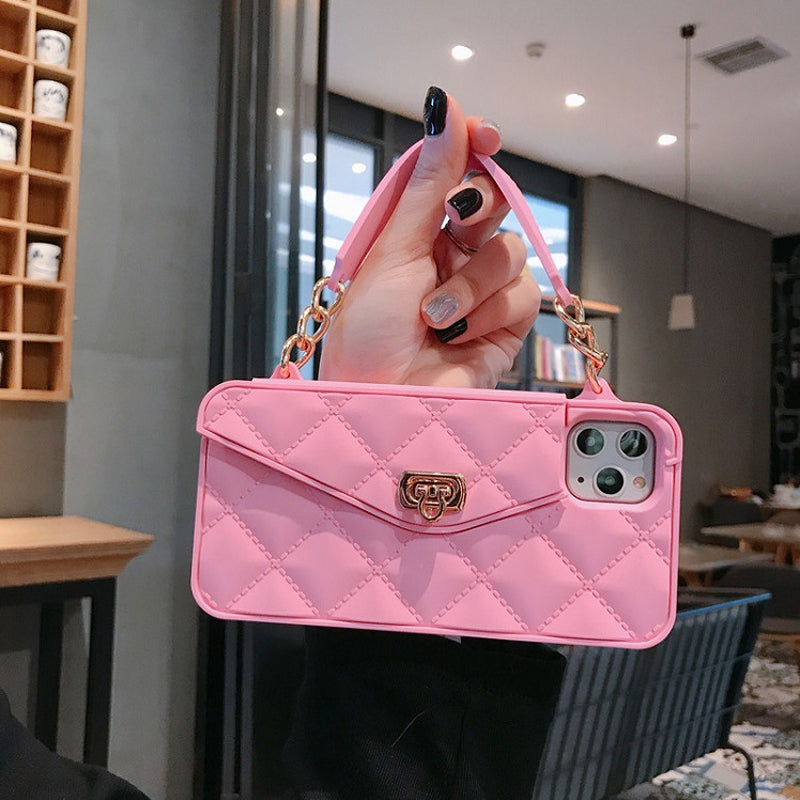 Crossbody Coin Purse Phone Silicone Case